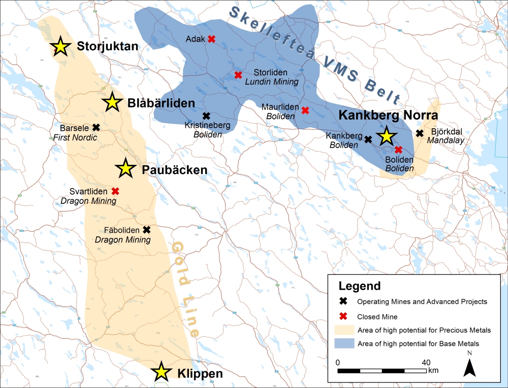 Gold line positioning and projects within.