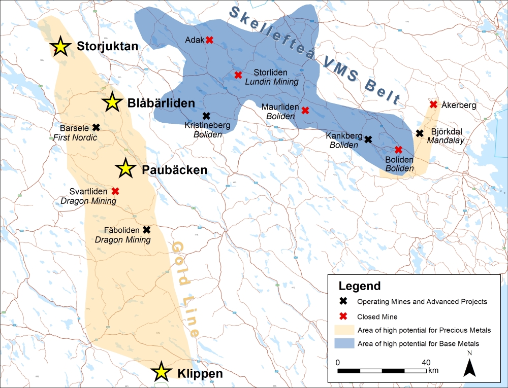 Gold line positioning and projects within.