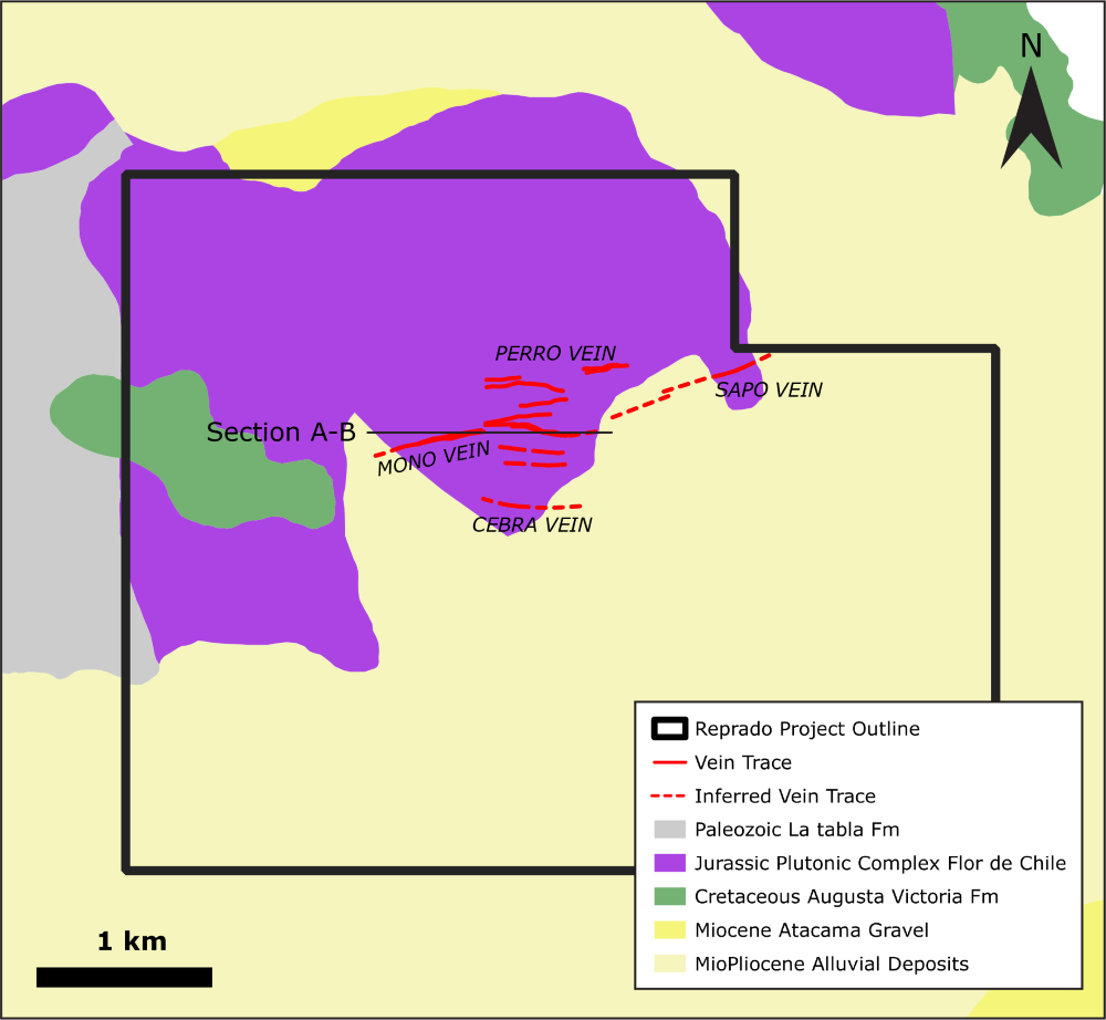 Reprado property geology